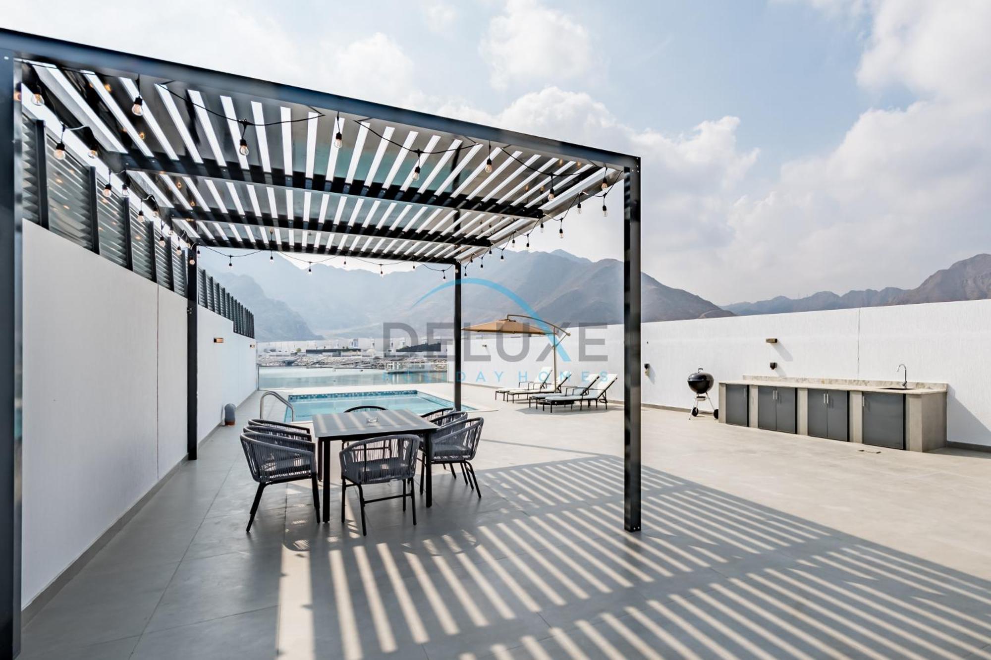 Getaway Offer With Pool, Bbq & Picturesque Views By Deluxe Homes * Ель-Фуджайра